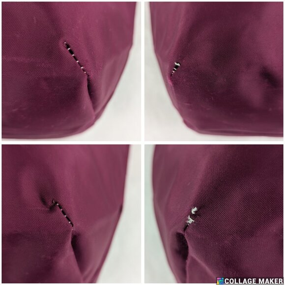 Longchamp Le Pliage Tote – Used Nylon Bag Purple , Classic Design, Ships Fast! - Picture 10 of 16